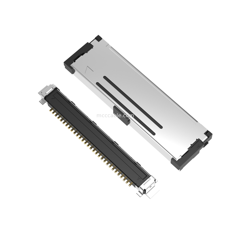 20437-030T-01 Typ sparowania poziomego łącznik mikro-koaksjalny z mechaniczną blokadą 30Pin 40P 50P 0,4 mm