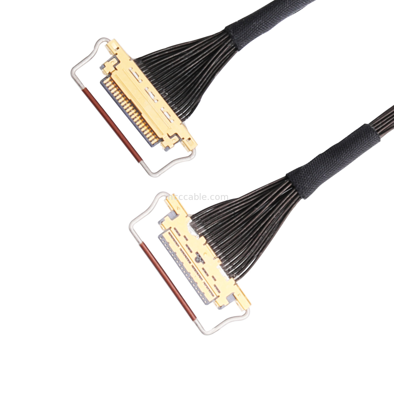 Zespół kabla Lvds OEM 0,5 mm 20453-220t-03 Złącze mikro-koncentryczne typu poziomego