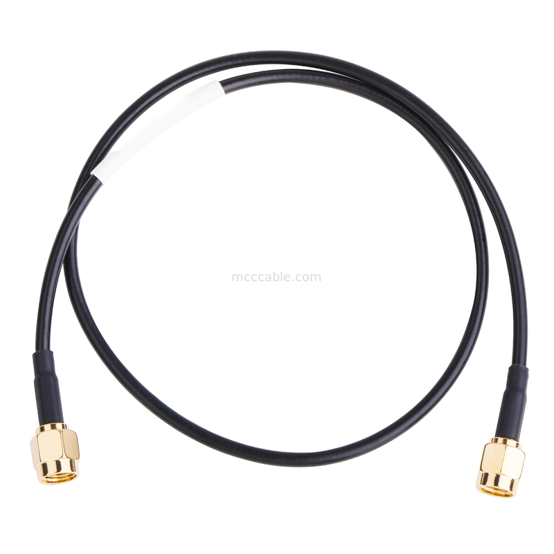 Złącze RF 50 ohm Impedancja Lmr100 RF Kabel koaksjalny Czarny lcd lvds kabel samtec kabel szybki