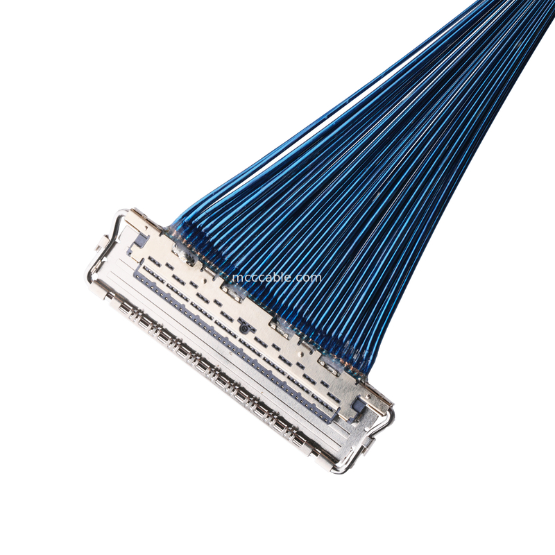IDC CABLE 20679 20729 Seria 20679-050T-01 50P 0,4 mm Pitch Horizontal Mating Miniature Coaxial Cable dostosować