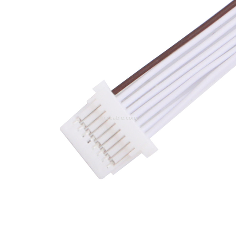 0,80 mm 8-pinowy zestaw kabli PVC LVDS Wiązka przewodów JST SHR-08V-S-B