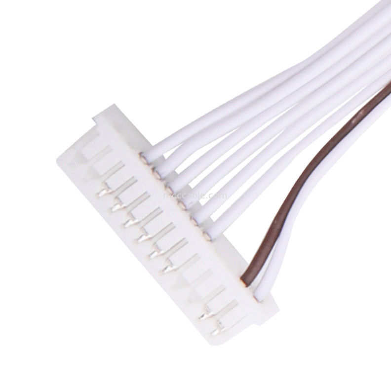 0,80 mm 8-pinowy zestaw kabli PVC LVDS Wiązka przewodów JST SHR-08V-S-B