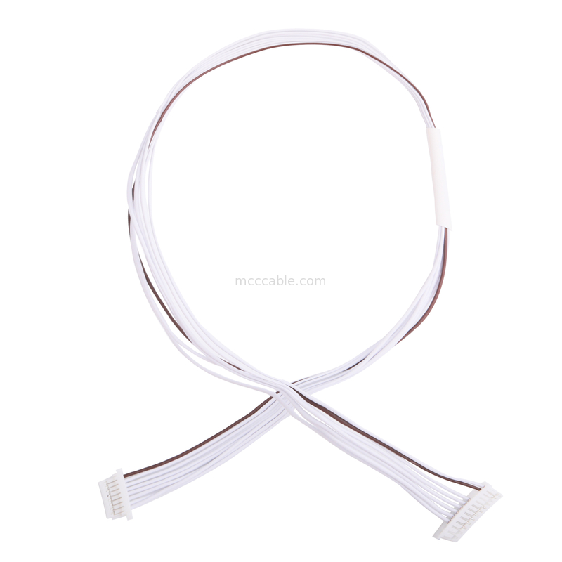 0,80 mm 8-pinowy zestaw kabli PVC LVDS Wiązka przewodów JST SHR-08V-S-B