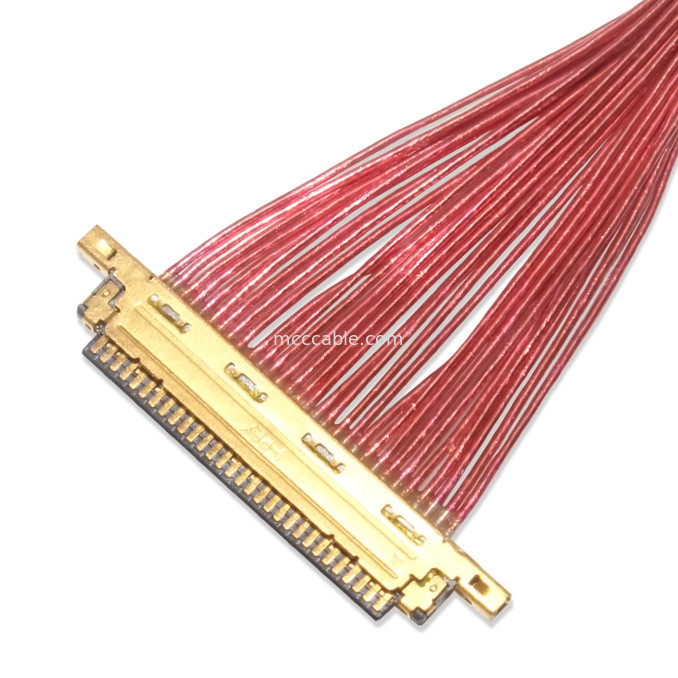 SGC EDP LVDS Kabel koaksjalny 0,5 mm Pitch 20453-330t-13 Do 20453-340t-13 30P 40P dostosować OEM / ODM