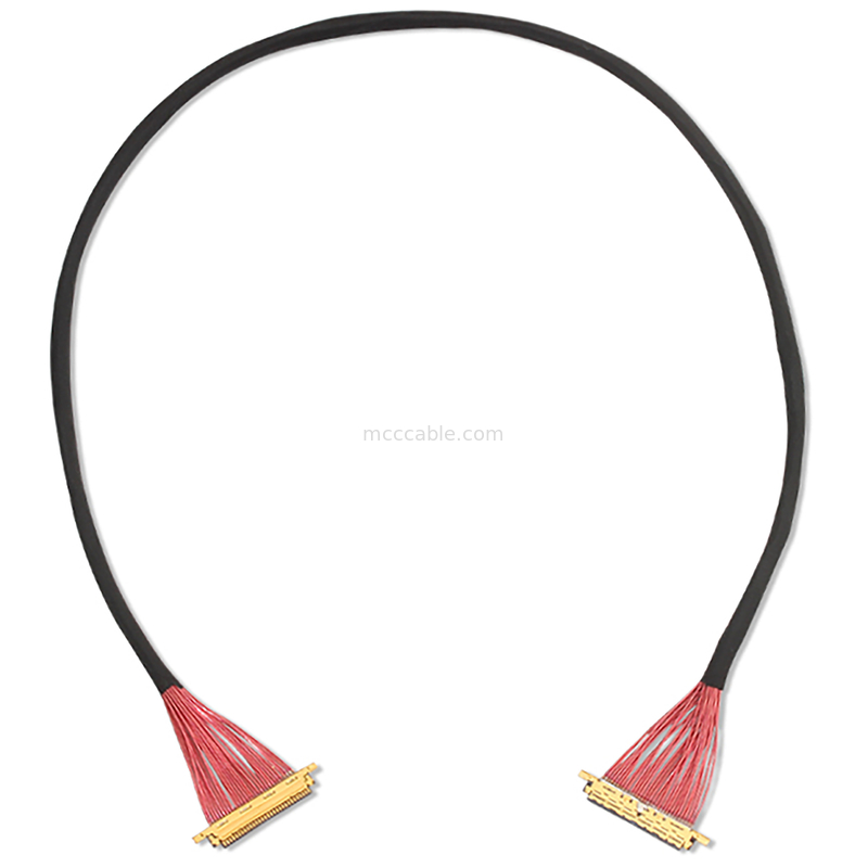 SGC EDP LVDS Kabel koaksjalny 0,5 mm Pitch 20453-330t-13 Do 20453-340t-13 30P 40P dostosować OEM / ODM