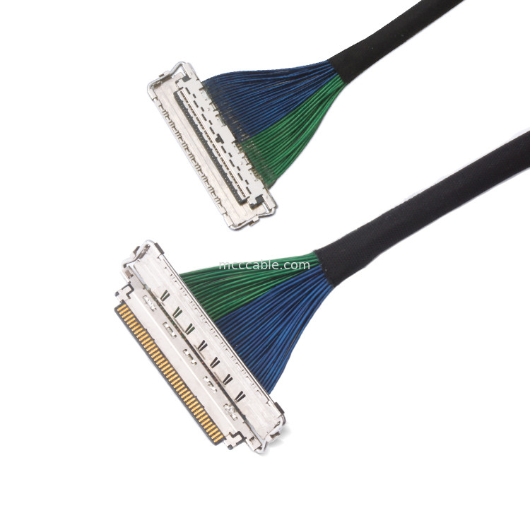 Niestandardowe złącze 0,4 Mm  20788 20679 30pin 40pin 50pin 60pin Micro złącze koncentryczne Emi Shield Lvds Cable