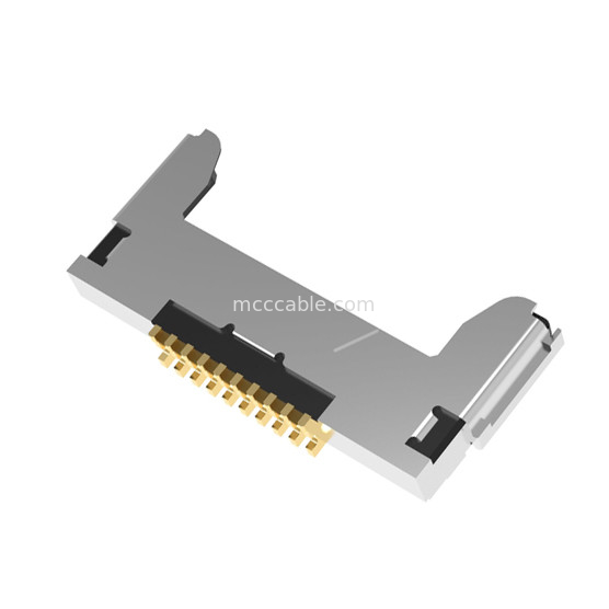 10-pinowy kabel koncentryczny Lvds Micro 20345-010T-32R 0,4 mm raster Poziome złącze mikro-koncentryczne