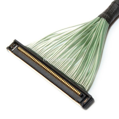 50 Pin 20380-R30T-06 łącznik LVDS EDP Micro Coaxial Cable Assembly 50P