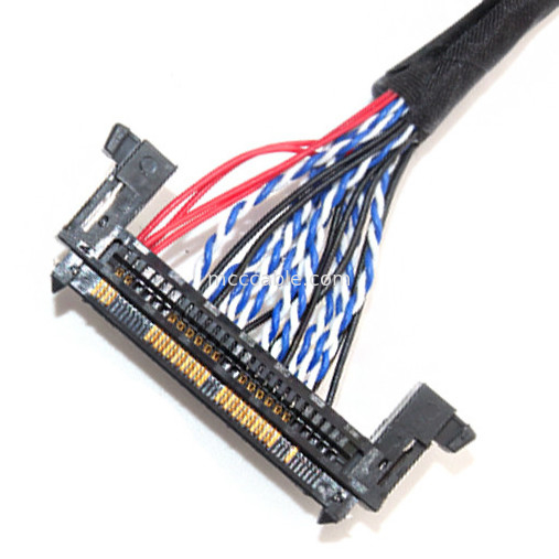 Zespół kabla 26AWG Lcd LVDS Rozstaw 1,0 mm JAE Fix-30ssl-Hf do  Df13 EDP