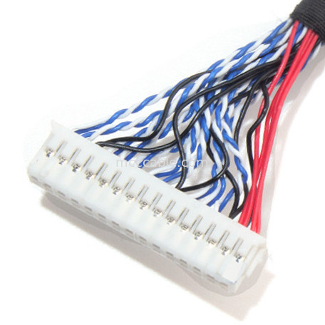 Zespół kabla 26AWG Lcd LVDS Rozstaw 1,0 mm JAE Fix-30ssl-Hf do  Df13 EDP