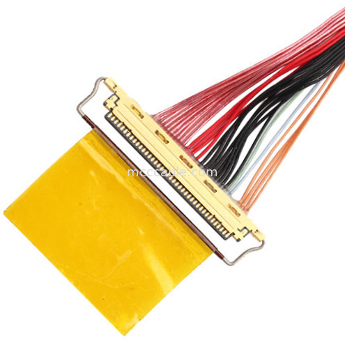 36AWG Lvds Kabel Zgromadzenie I  20453-240t-01 Do 20453-240t-01 40P 0,4mm Pitch