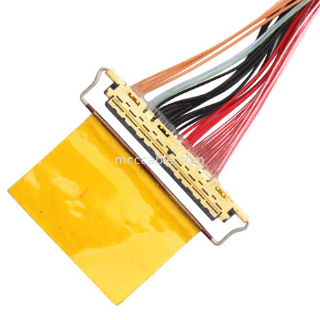36AWG Lvds Kabel Zgromadzenie I  20453-240t-01 Do 20453-240t-01 40P 0,4mm Pitch