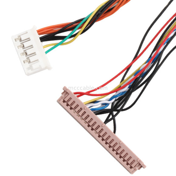 ISO14001 Lvds Zespół kabla Lcd 20453-230T do PH2.0 PHR-6P 1255H-2