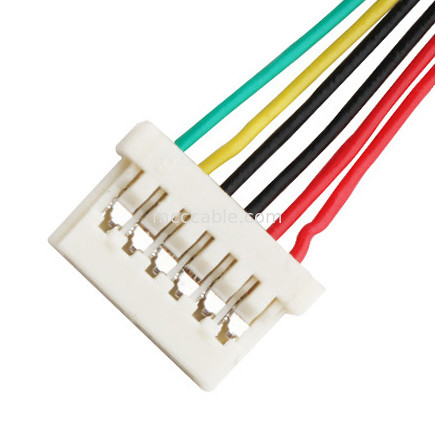 6DS 1,25 mm Pitch  DF14 Lvds Zespół kabla Zaciskanie 6-stykowe złącze wyświetlacza lvds