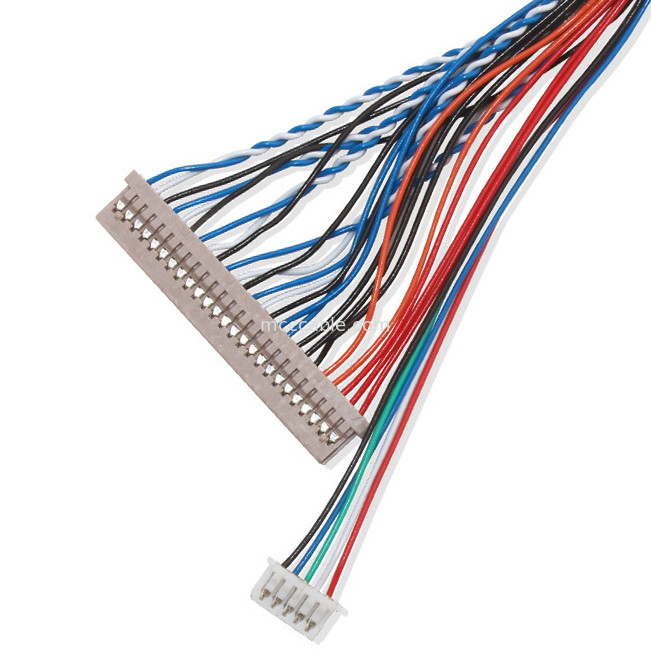 250V 20-pinowy kabel Lvds  Df14 do Df14 do laptopa złącze wyświetlacza lvds