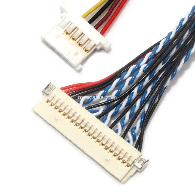 30-pinowy kabel LVDS 1,0 mm 1,25 mm Skok styku Df19 do Df14