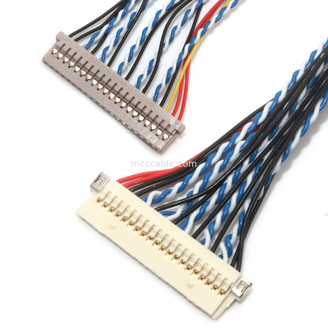 30-pinowy kabel LVDS 1,0 mm 1,25 mm Skok styku Df19 do Df14