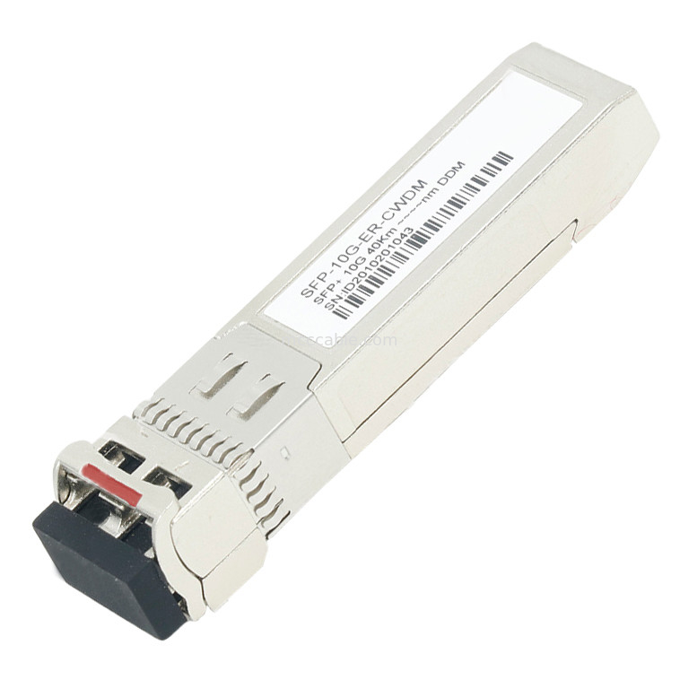 SFP-10G-ER-CWDM 40 km DDM Obsługiwany kanał światłowodowy sFP Dla sieci Ethernet