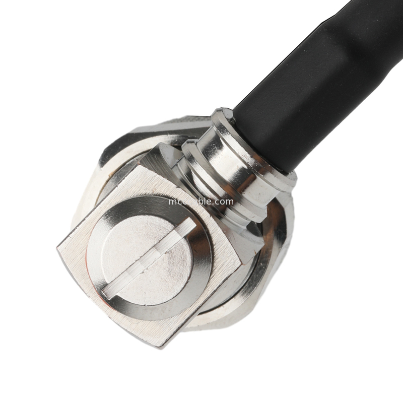 Złącze RF Lmr-240 Kabel RF o niskiej stratze Czarny Sma Mężczyzna Prosta wtyczka Do N Mężczyzna Wtyczka Prawy kąt wtyczka