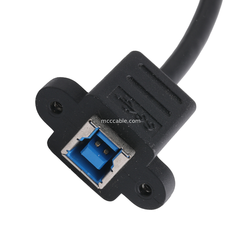 Plug And Play Printer Cable Connector Usb 3.0 B Mężczyzna do Kobiety Usb3.0 Bm do Bf