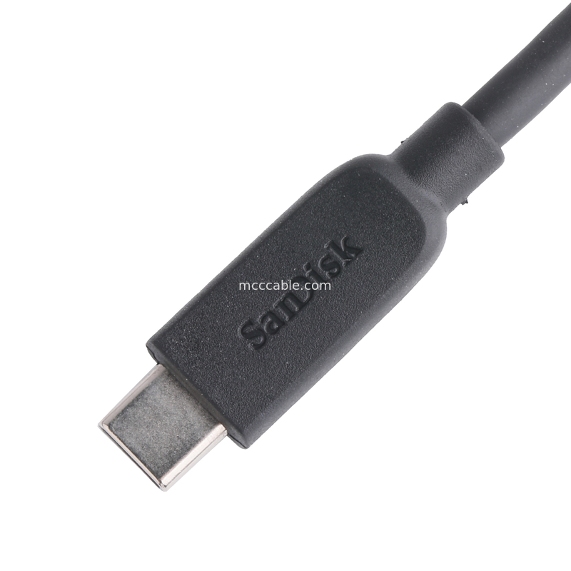 Rohs Zewnętrzny dysk twardy Kabel USB-C do Micro USB 3.1 Gen 2 10 Gbps Długość dostosować