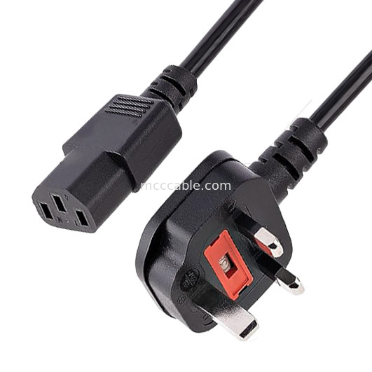 Bs 1363 do C13 Przewód zasilania elektrycznego dla podgrzewacza wody