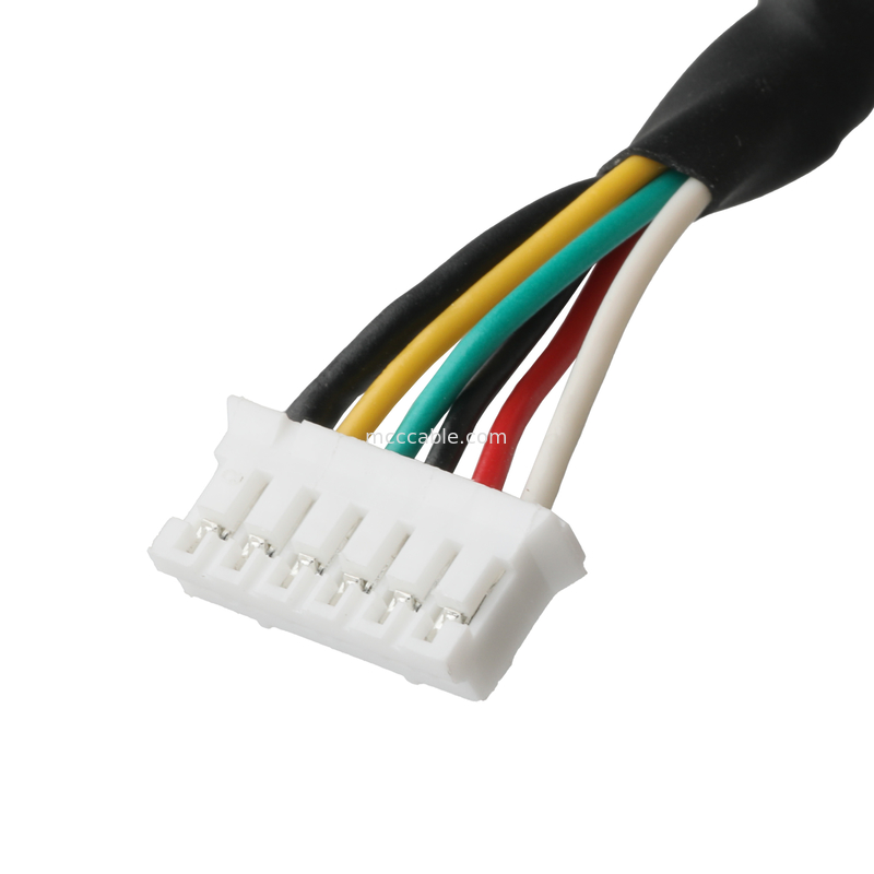 RoHS Kabel wodoodporny łącznik M20 Męski do JST PHR-6 Drut UL2464 24AWGX5C OEM / ODM