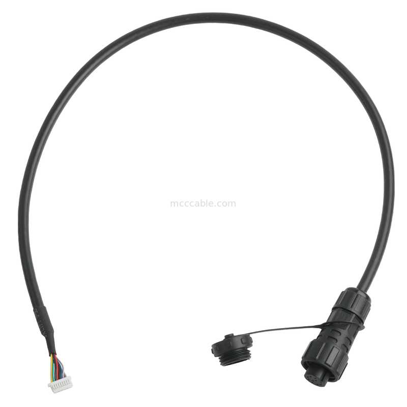 IP67 wodoodporny złącze M16 Kobieta Do SH1.0 9P UL 2464 28AWG*4PR+AEB Kabel ROHS