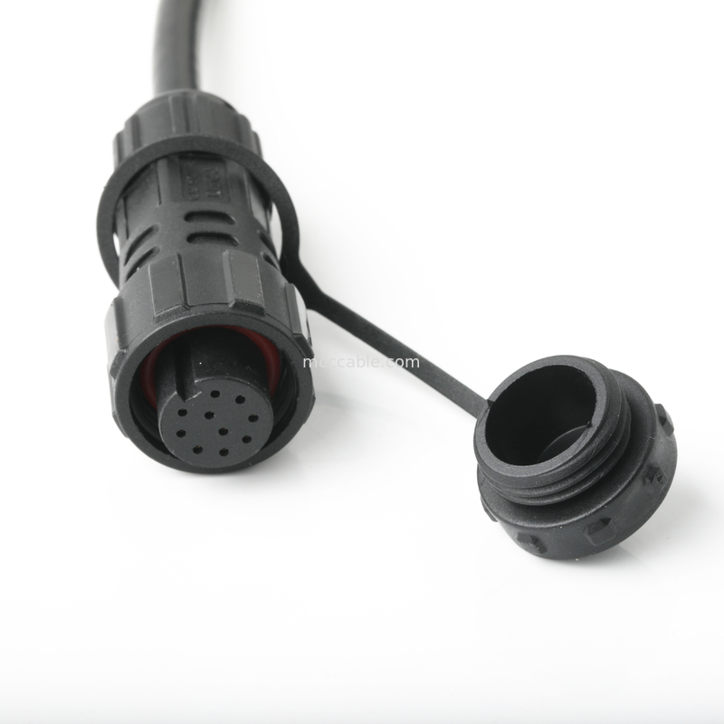 IP67 wodoodporny złącze M16 Kobieta Do SH1.0 9P UL 2464 28AWG*4PR+AEB Kabel ROHS