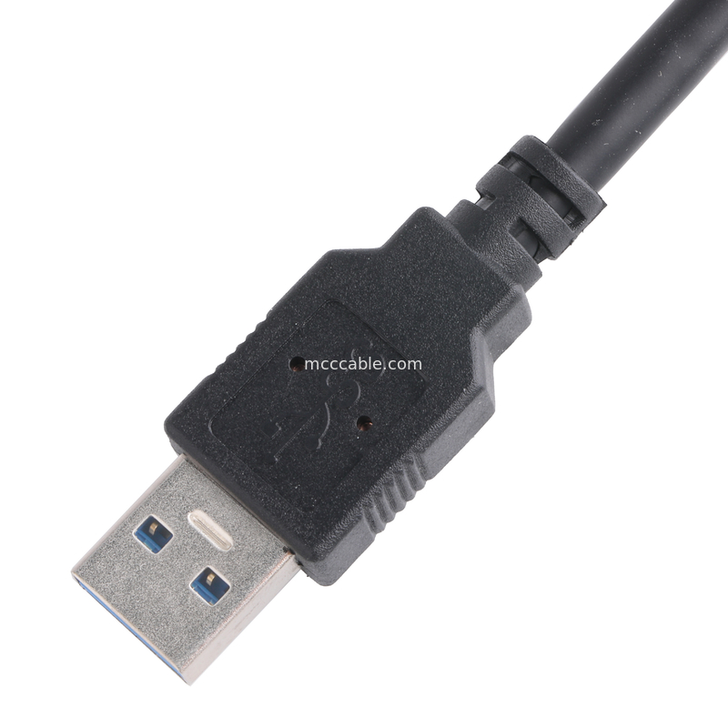 Czarny Kolor 5gbps Usb 3.0 To Usb Micro B Długość kabla ładowania Dostosować Rohs