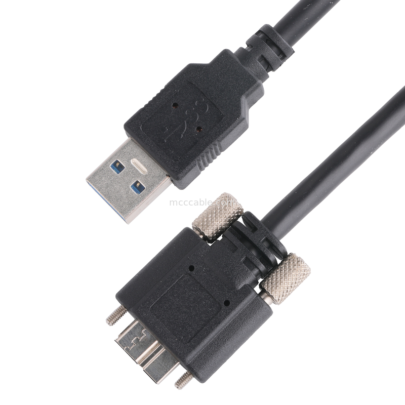 Czarny Kolor 5gbps Usb 3.0 To Usb Micro B Długość kabla ładowania Dostosować Rohs