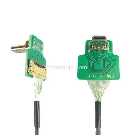 Micro HDMI Straight Head 20454-220-02 20455 20453 Micro HDMI-D-2 do  OEM / ODM