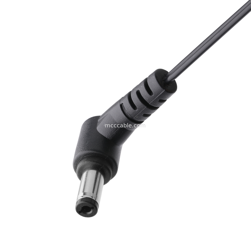 Wtyczka prądu stałego 2.1*5,5mm Typ lutownicy PVC Wygląd kształtowanie 90 kąt do MOLEX 39012020 PITCH 4.2mm 1*2P Obudowa