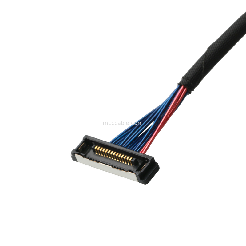 Mikropromieniowy kabel koaksjalny 20380 łącznik 20380-R14T-06 łącznik pitch 14P