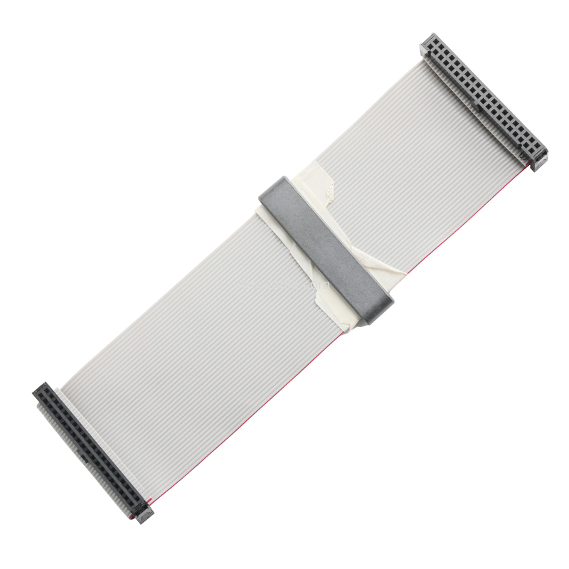 IDC FC-2*20P 40Pin 2,54mm pitch Black PBT+G/F UL2651 28AWG Idc Flat Ribbon Cable 1,27mm Pitch OEM/ODM