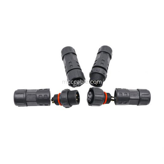 Fabryka Mini M12 8Pin wodoodporny kołowy złącza kabel wtyczka Przemysłowa IP67 stopień ochrony wodoodporny mężczyzna / kobieta