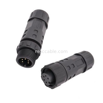 Fabryka Mini M12 8Pin wodoodporny kołowy złącza kabel wtyczka Przemysłowa IP67 stopień ochrony wodoodporny mężczyzna / kobieta