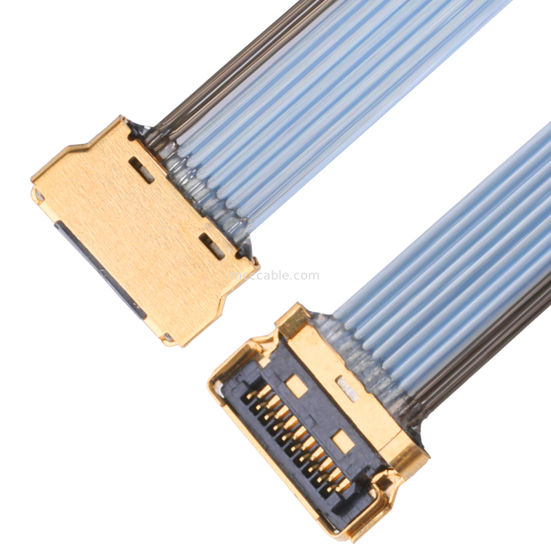 Kabel LVDS 10P 0,35 mm Pitch 20857-010T-01 Zgromadzenie kabli do kabli mikro-koaksalnej