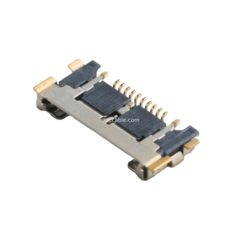 20633 Seria 20Gbps/ Lane 20525-210E-02 Micro Koaxial Connector 0,4mm Pitch Plate End Seats