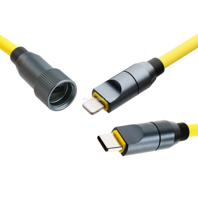 Mikro-koaksjalny kabel USB 4.0 Thunderbolt 4 z 240W ładowaniem i błyskawicznym przesyłaniem danych 40Gbps