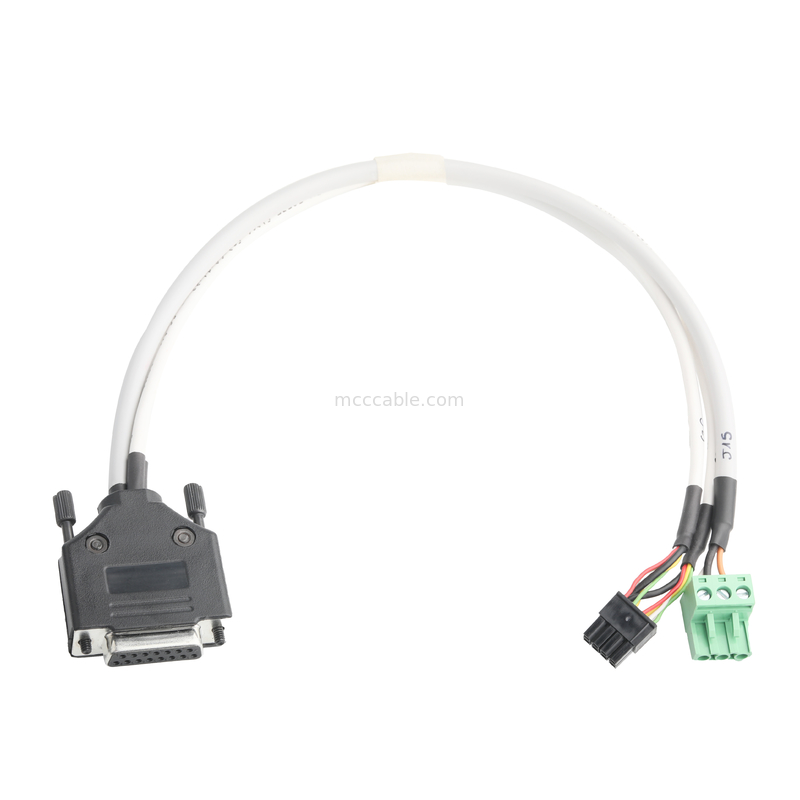 LVDS CABLE adapter DB-15P FEMALE do HSG 43025-0800 8P i 691352710003 3P Zielony terminal męski Kabel łącznikowy OEM/ODM