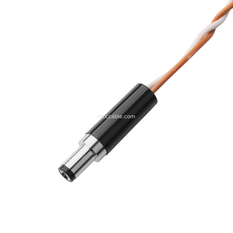 Kabel dźwiękowy HSG 209209-0002 MX3.0mm pitch 2P do DC PP3-002A PLUG 5.5*2.1mm OEM/ODM