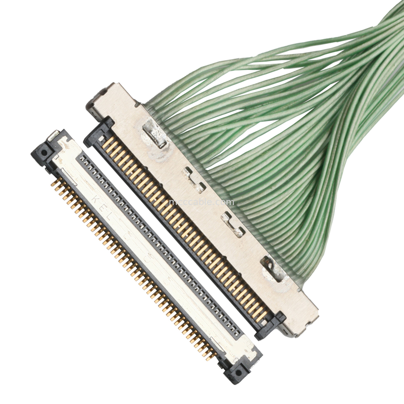 KEL USL00-40S 0,4V Panel Side Micro Coaxial Cable Connector Typ kąta prawego