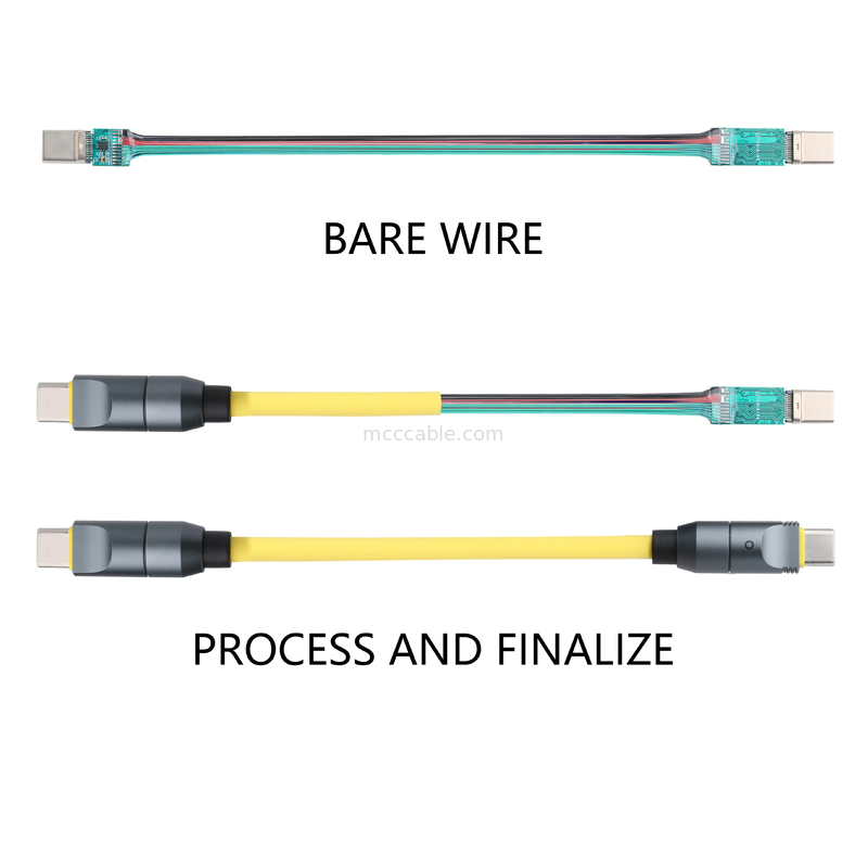Mikro-koaksjalny kabel USB 4.0 Thunderbolt 4 z 240W ładowaniem i błyskawicznym przesyłaniem danych 40Gbps