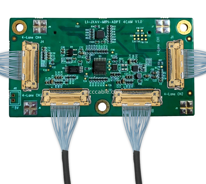 Kamery przemysłowe Drone Boards LI-IMX290-MIPI 20525-030E-02 Micro Coaxial Connector Assembly 20 Gbps/ Lane