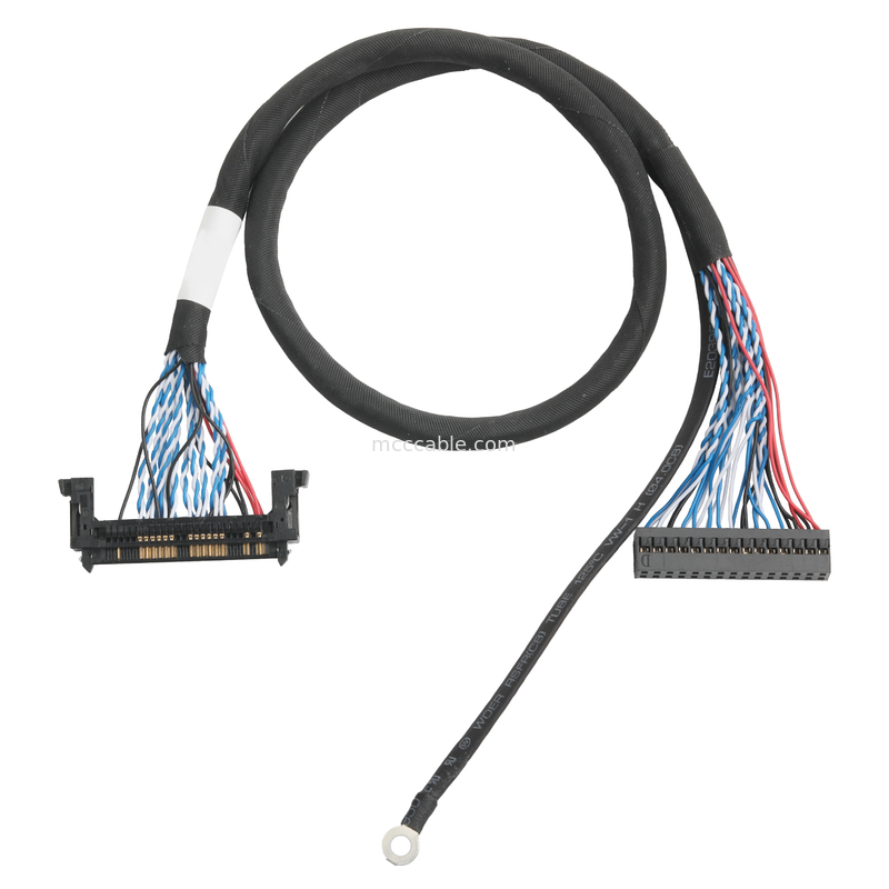 Zestaw kabli LVDS JAE FI-RE51HL 51Pin Do DP2.0 30Pin lub EGN UL 1571 28AWG KABEL OEM/ODM