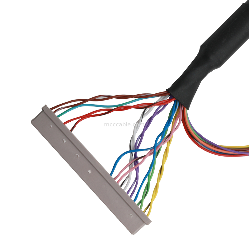 Kabel płytki głównej LCD JAE FI-X30HL 30P Do DF14-30P I JST ERH-7P Połączone złącza kablowe OEM / ODM