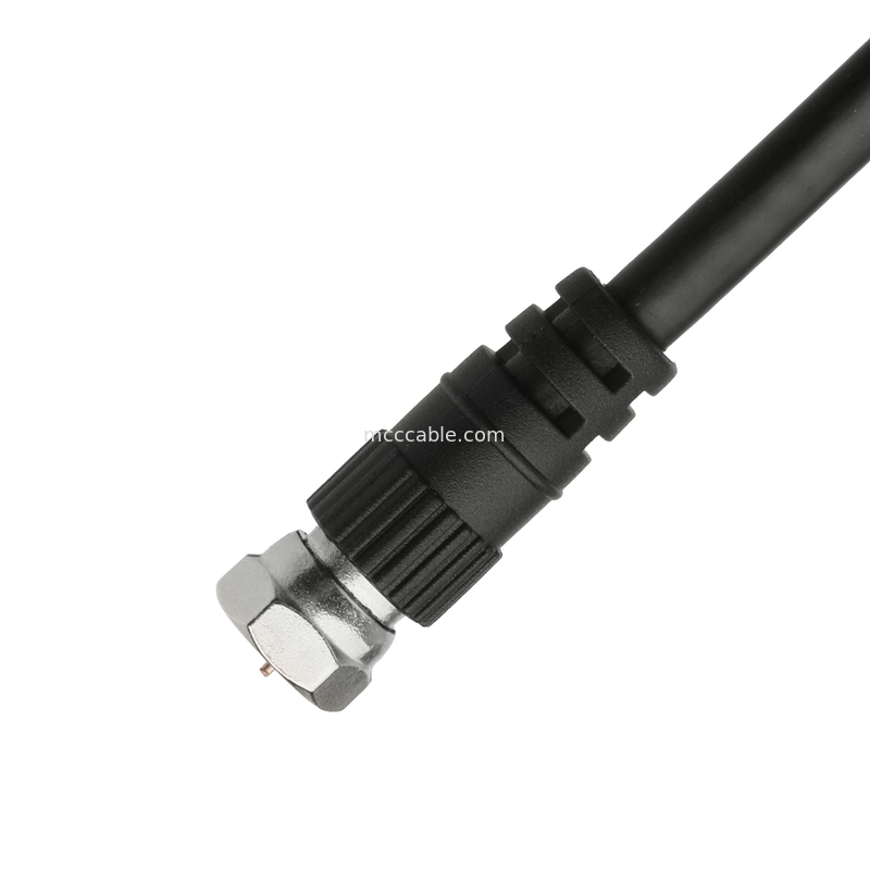 Połączacze kabli koaksjalnych RF RG-59 Połączacz podwójnej głowicy Antenna odbioru/sygnału wifi