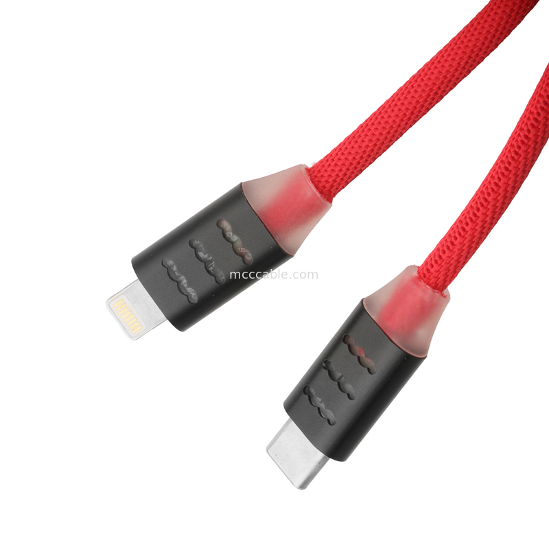 Kabel USB C do błyskawicy do szybkiego ładowania telefonów Samsung i Apple OEM / ODM