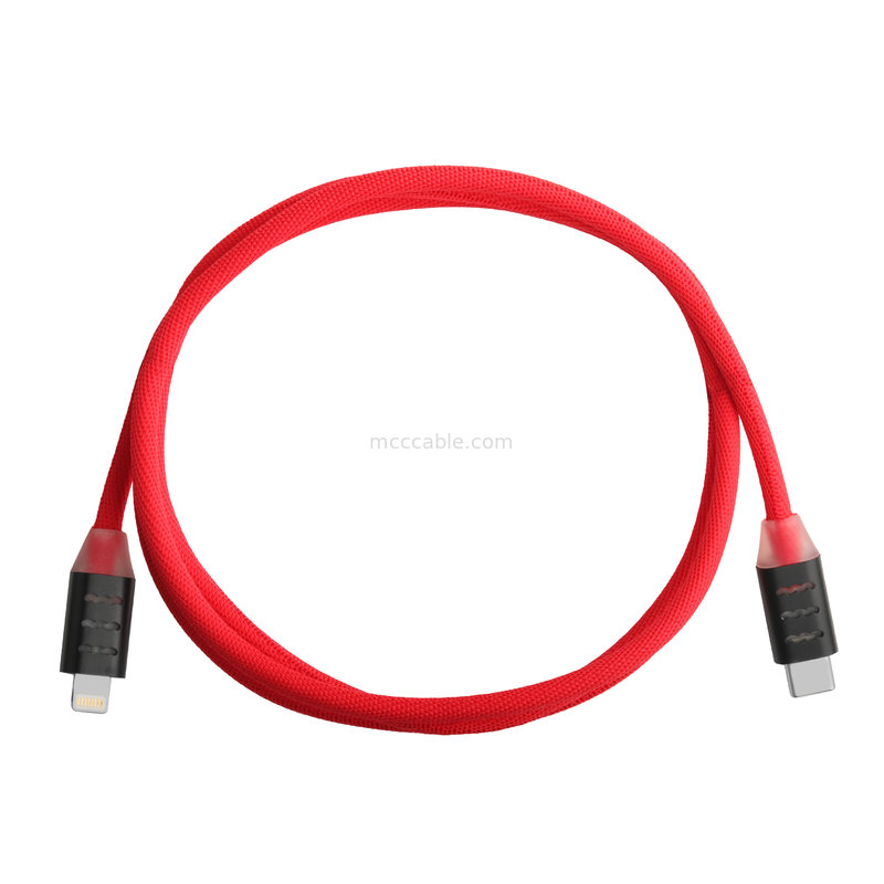 Kabel USB C do błyskawicy do szybkiego ładowania telefonów Samsung i Apple OEM / ODM